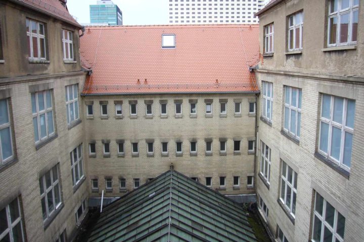 Innenhof Ansicht Bank Palais